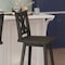 Flash Furniture Gwendolyn Commercial Solid Wood Modern Farmhouse Swivel Bar Height Barstool in Gray Wash Walnut ES-G1-29-GY-GG - alternate 7